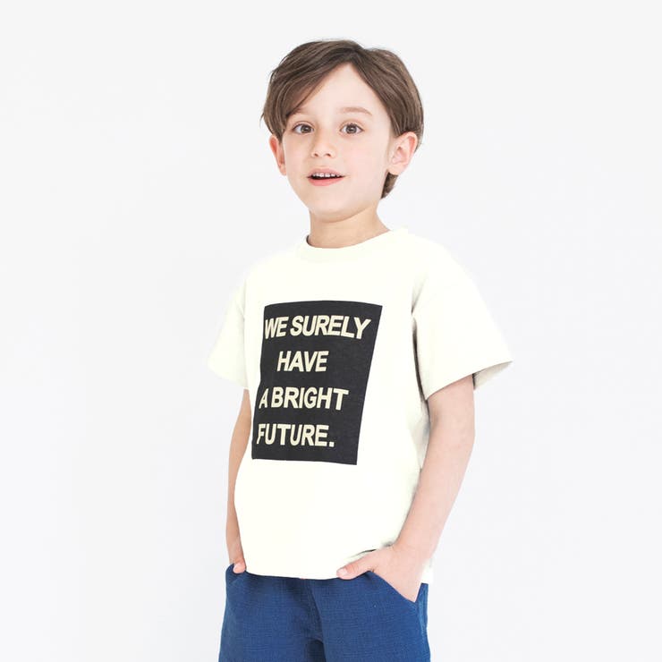 ボックスロゴ】半袖Tシャツ 子供服 キッズ[品番：BRSK0002723