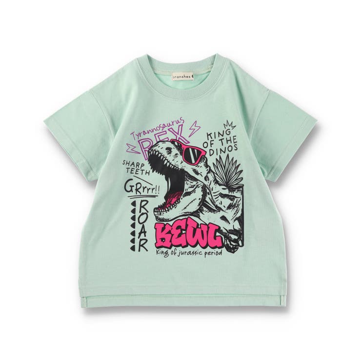 恐竜グラフィック】T-REX半袖Tシャツ 子供服 キッズ[品番：BRSK0002813