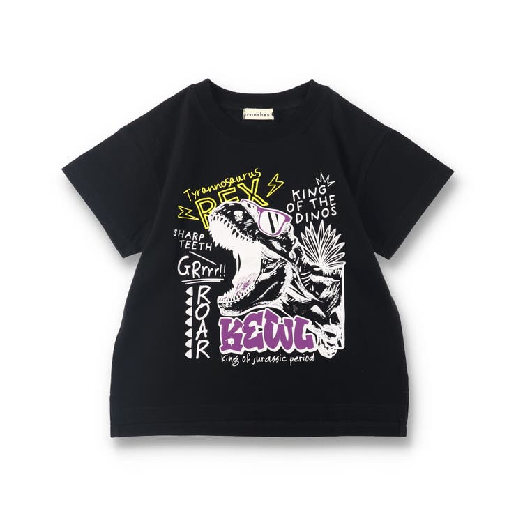 恐竜グラフィック】T-REX半袖Tシャツ 子供服 キッズ[品番：BRSK0002813