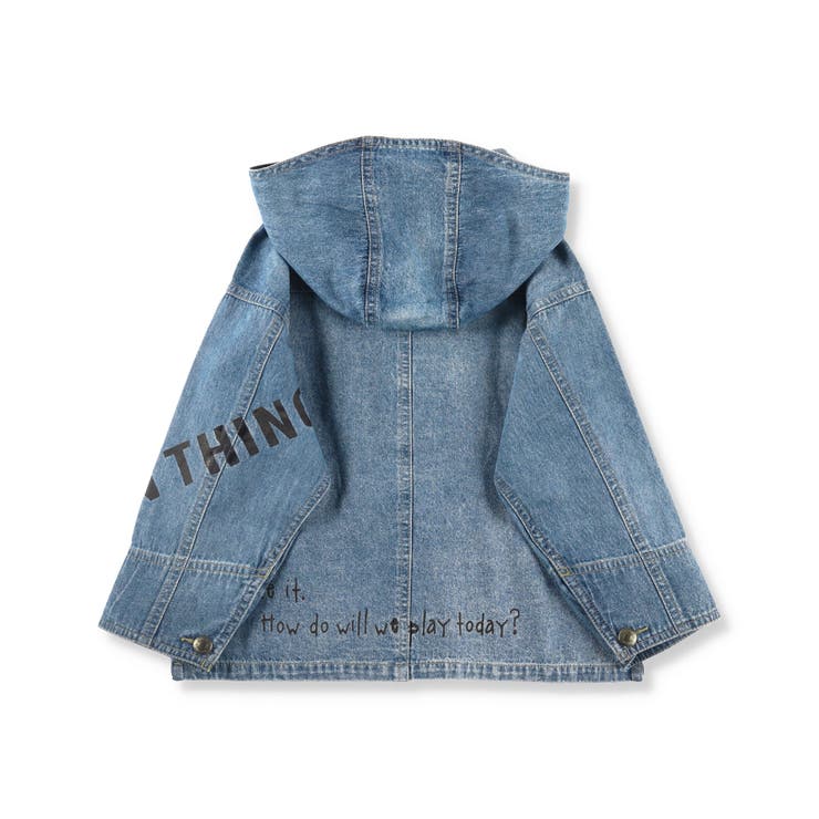 platinum line】ジップアップデニムジャケット 子供服 キッズ