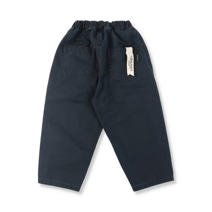 ネイビーブルー | 【platinum line】カーブパンツ 子供服 キッズ | ブランシェス