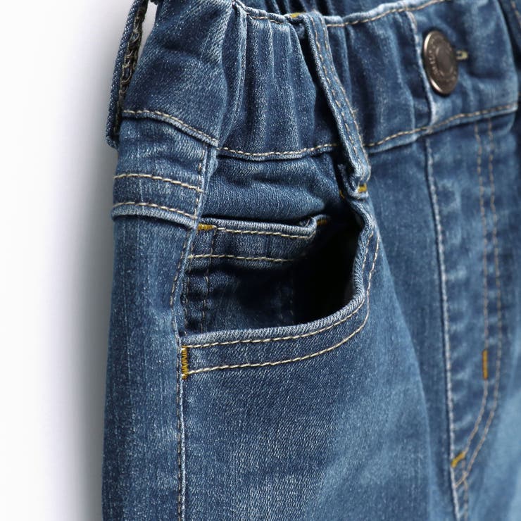 【プレミアムストレッチ】デニムロングパンツ 子供服 キッズ | ブランシェス | 詳細画像18 