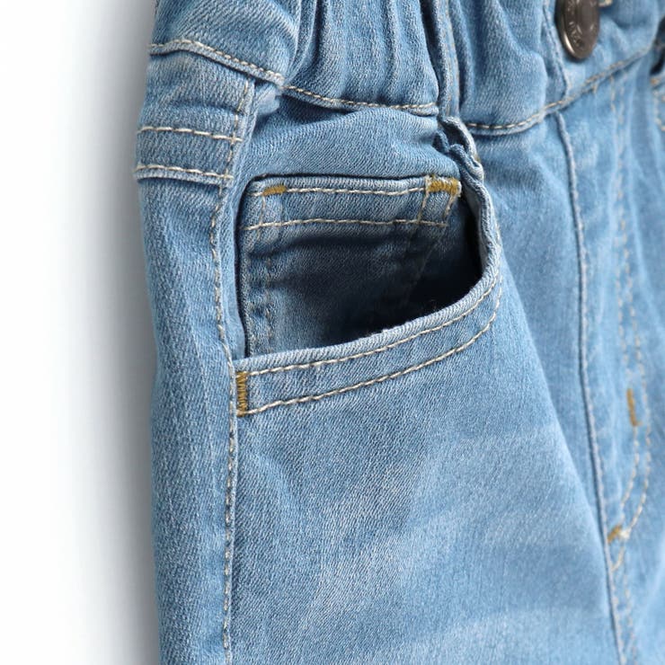 【プレミアムストレッチ】デニムロングパンツ 子供服 キッズ | ブランシェス | 詳細画像6 