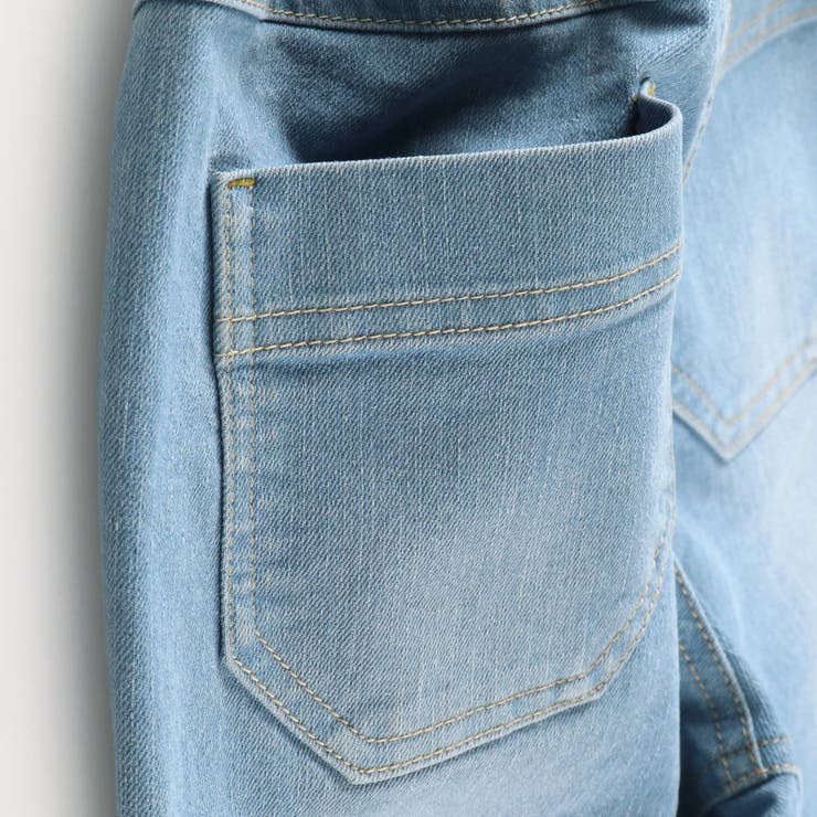 ガーデナーテーパードデニムパンツ 子供服 キッズ | ブランシェス | 詳細画像10 