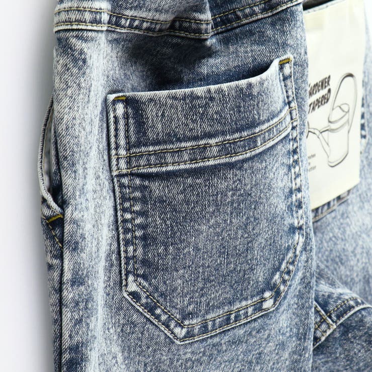 ガーデナーテーパードデニムパンツ 子供服 キッズ | ブランシェス | 詳細画像50 