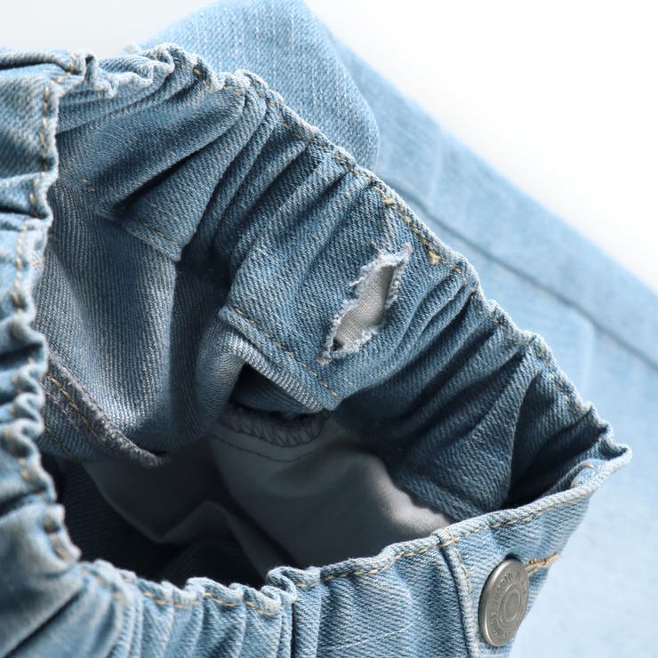 ガーデナーテーパードデニムパンツ 子供服 キッズ | ブランシェス | 詳細画像7 