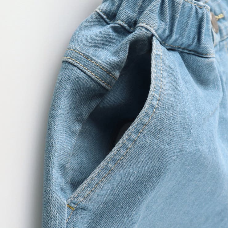 ガーデナーテーパードデニムパンツ 子供服 キッズ | ブランシェス | 詳細画像8 