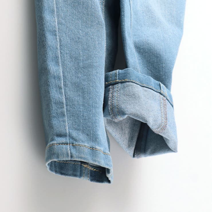 ガーデナーテーパードデニムパンツ 子供服 キッズ | ブランシェス | 詳細画像9 