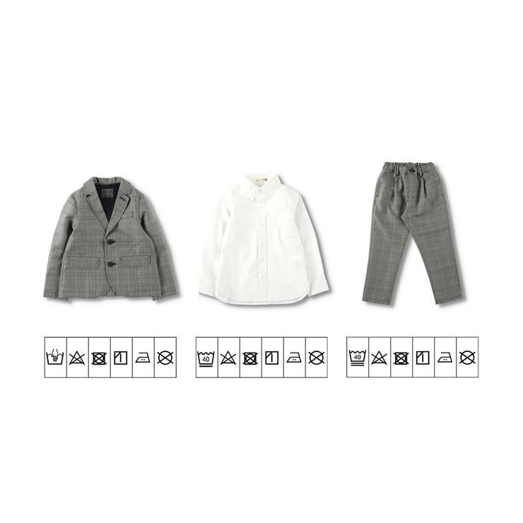 【特典付き】キメ服3点セット（BOYS グレーロングパンツ） 子供服 キッズ | ブランシェス | 詳細画像12 