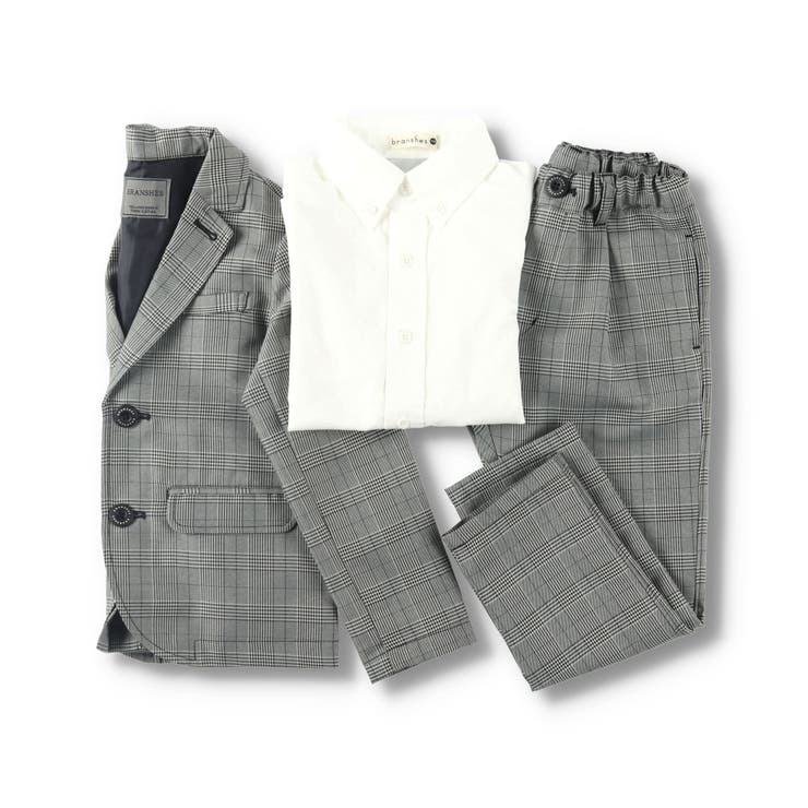 【特典付き】キメ服3点セット（BOYS グレーロングパンツ） 子供服 キッズ | ブランシェス | 詳細画像3 