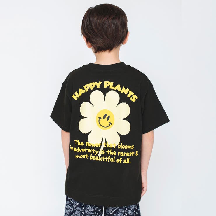 グリーン】【bコレ】グラフィック半袖Tシャツ 子供服 キッズ[品番