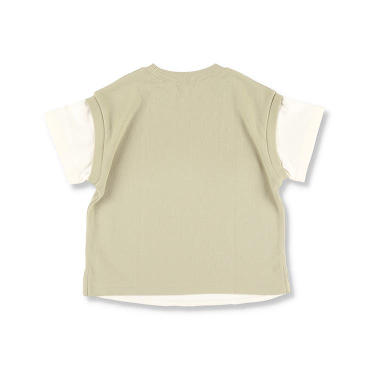 重ね着風鹿の子半袖Tシャツ 子供服 キッズ | ブランシェス | 詳細画像3 