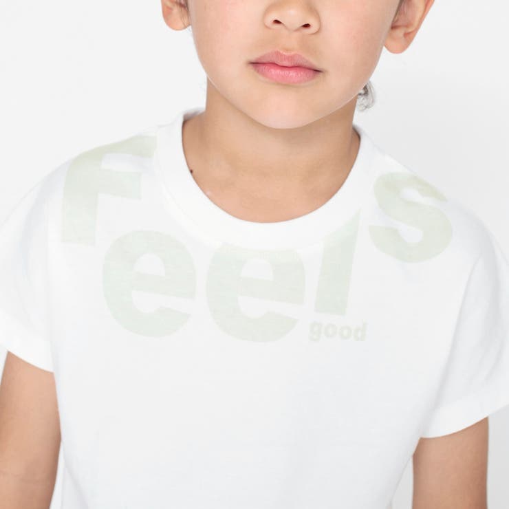 【ロイヤルコットン】FEELSロゴ半袖Tシャツ 子供服 キッズ | ブランシェス | 詳細画像4 