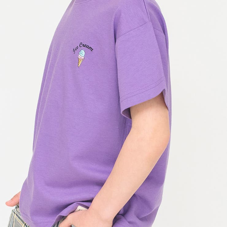 【接触冷感アイスT】ワンポイント刺繍半袖Tシャツ 子供服 キッズ | ブランシェス | 詳細画像5 