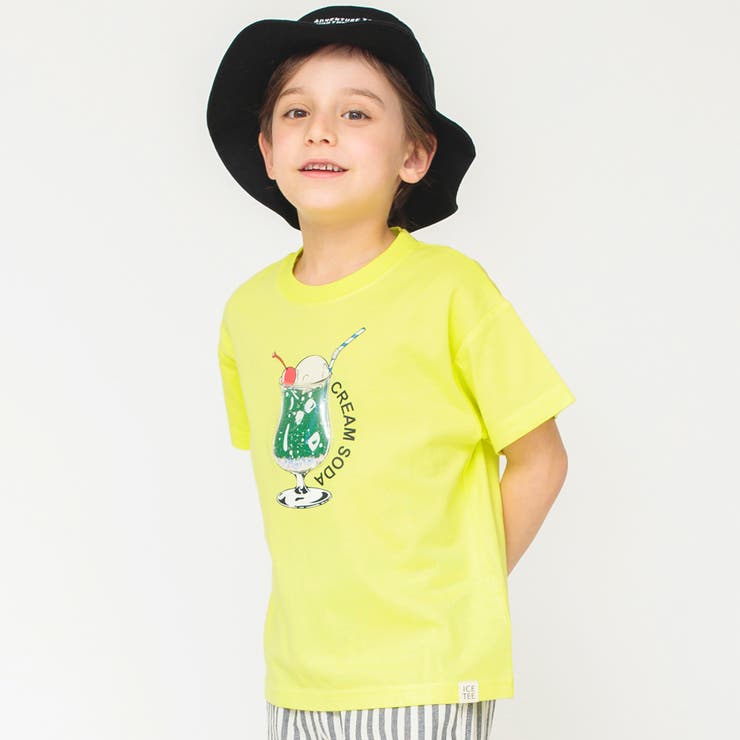 接触冷感アイスT】ぷっくりPVC半袖Tシャツ 子供服 キッズ[品番：BRSK0003445]｜BRANSHES（ブランシェス）のキッズ ファッション通販｜SHOPLIST（ショップリスト）
