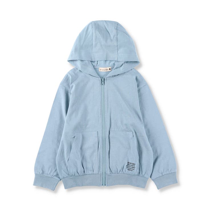調温機能/UVケア】シンプルパーカー 子供服 キッズ[品番：BRSK0003394 