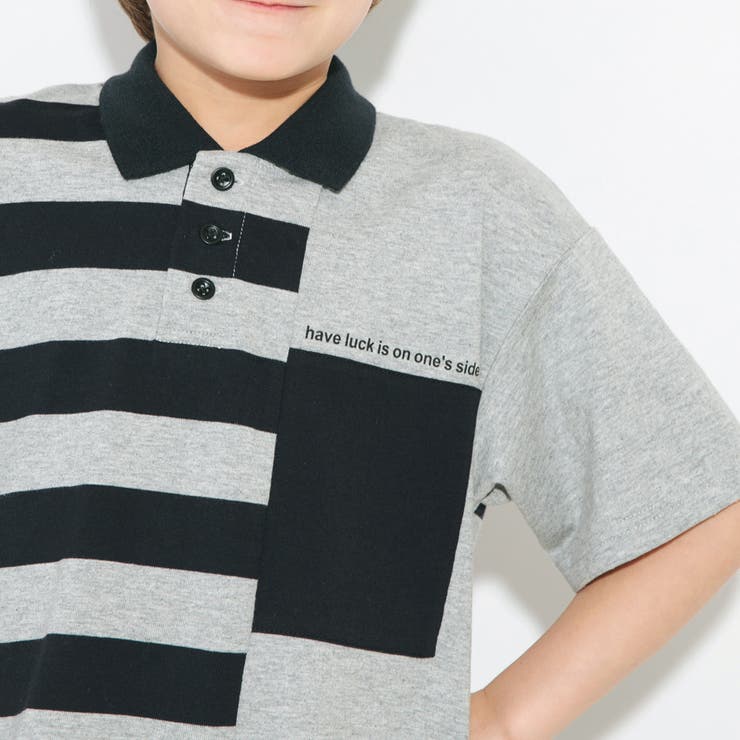 【ロイヤルコットン100％】ボーダー半袖ポロシャツ 子供服 キッズ | ブランシェス | 詳細画像15 