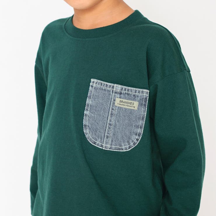 【デニムポケット】長袖Tシャツ ロンT | ブランシェス | 詳細画像13 