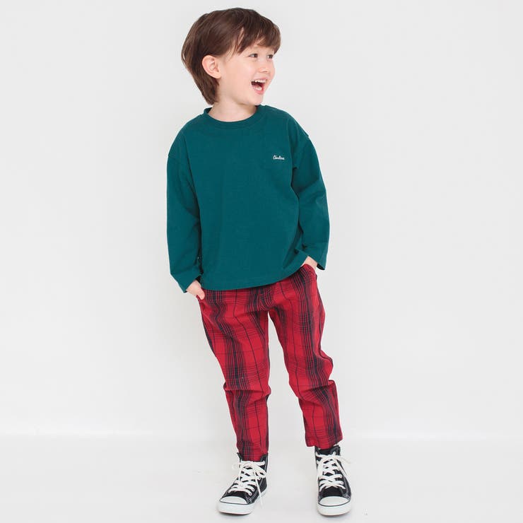 【ガーデナー】チェック柄テーパードパンツ | ブランシェス | 詳細画像17 