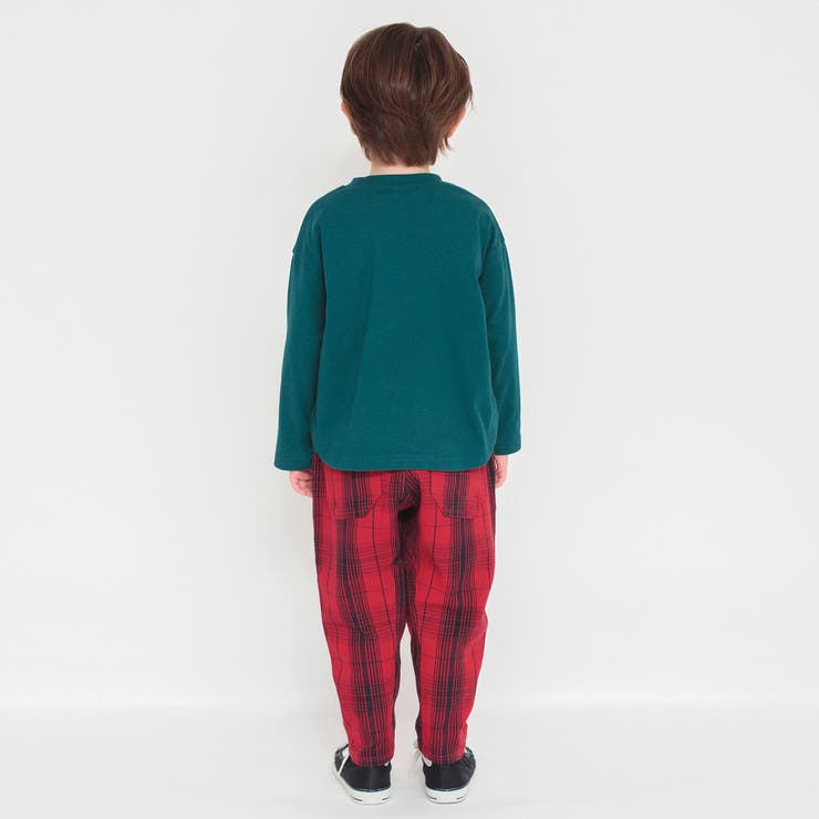 【ガーデナー】チェック柄テーパードパンツ | ブランシェス | 詳細画像18 