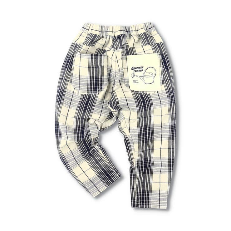 【ガーデナー】チェック柄テーパードパンツ | ブランシェス | 詳細画像2 