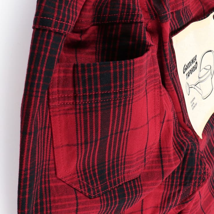 【ガーデナー】チェック柄テーパードパンツ | ブランシェス | 詳細画像25 