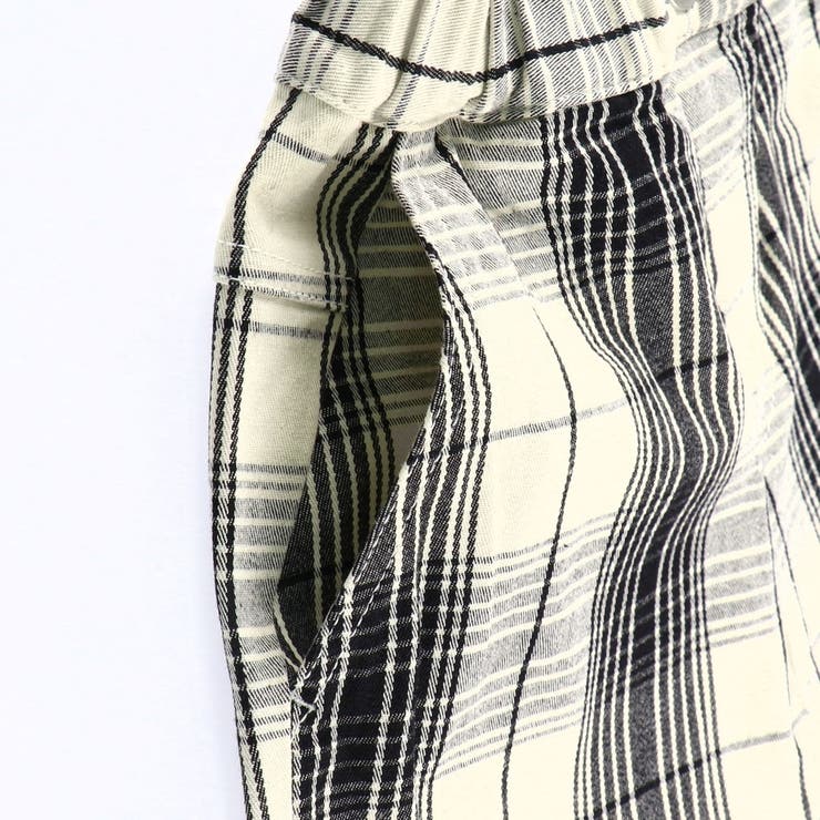 【ガーデナー】チェック柄テーパードパンツ | ブランシェス | 詳細画像8 