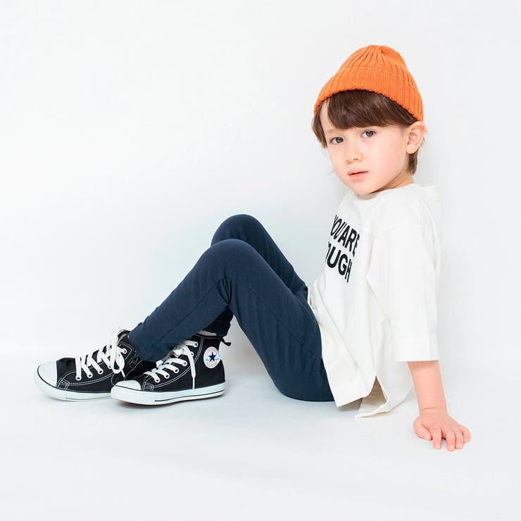 ネイビーブルー | 【9分丈】お着替えらくらくパンツ | ブランシェス