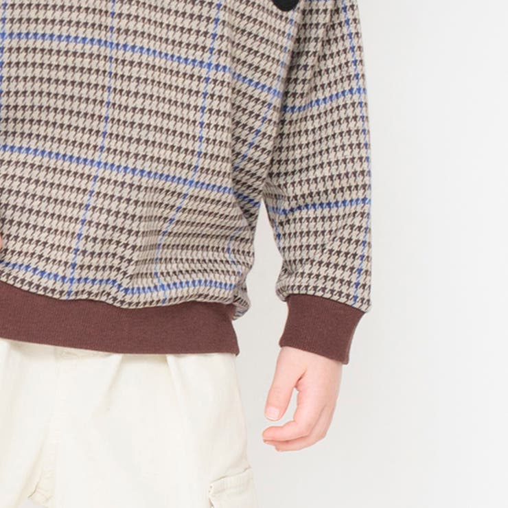 チェックジャガード長袖Tシャツ | ブランシェス | 詳細画像18 