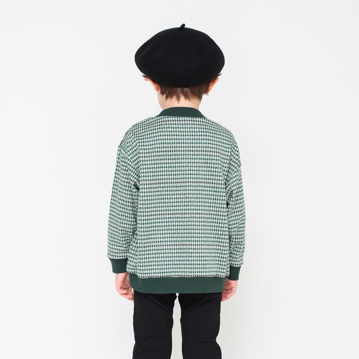 チェックジャガード長袖Tシャツ | ブランシェス | 詳細画像4 