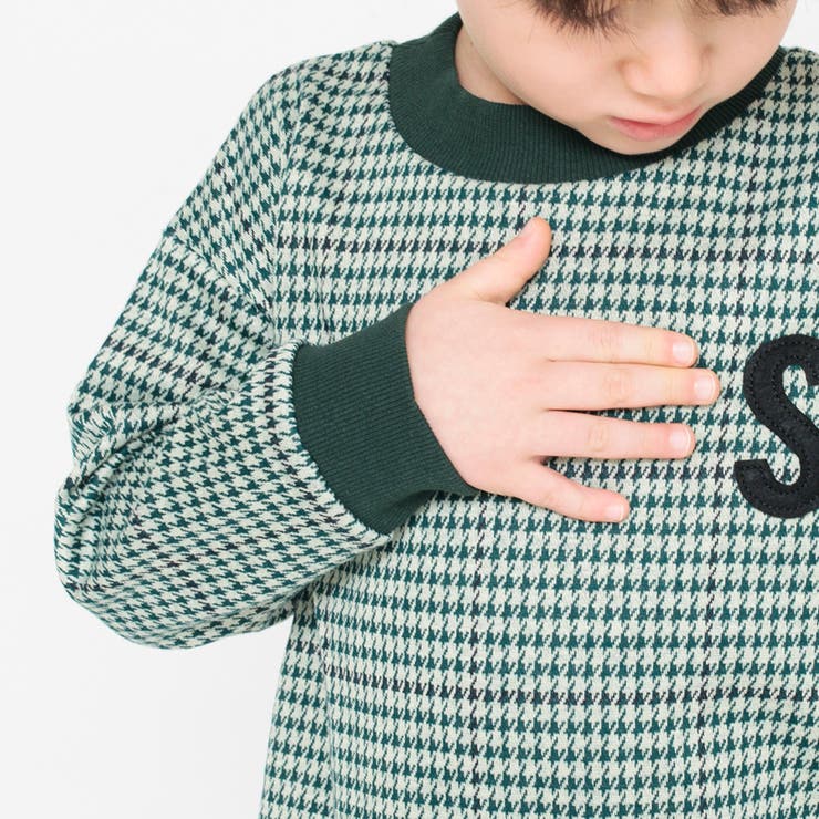 チェックジャガード長袖Tシャツ | ブランシェス | 詳細画像8 