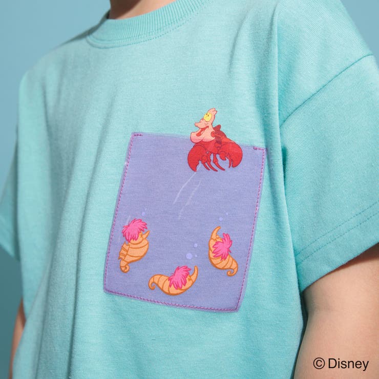 【Disney】リトルマーメイド：PVCポケット半袖Tシャツ | ブランシェス | 詳細画像6 