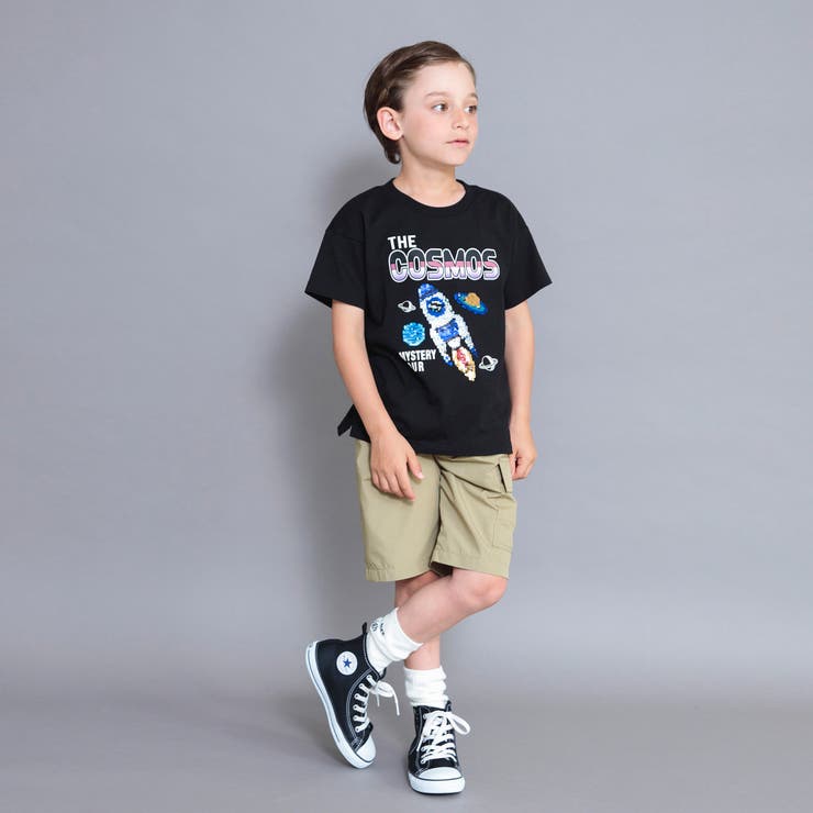 Rabanne★ラバンヌ ディスクスパンコール デザイン Tシャツ Dear Planet】スパンコール半袖Tシャツ[品番：BRSK0003559