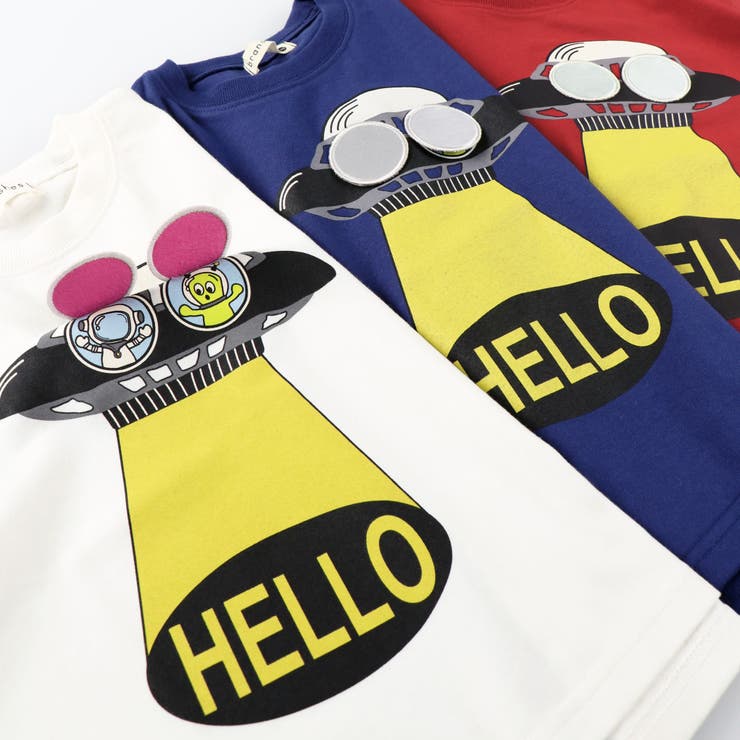 【Dear Planet】吸水速乾／かくれんぼUMA 半袖Tシャツ/ギミックT | ブランシェス | 詳細画像11 