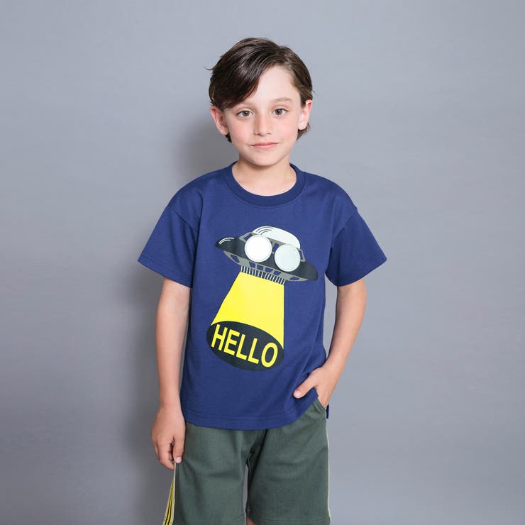 【Dear Planet】吸水速乾／かくれんぼUMA 半袖Tシャツ/ギミックT | ブランシェス | 詳細画像15 