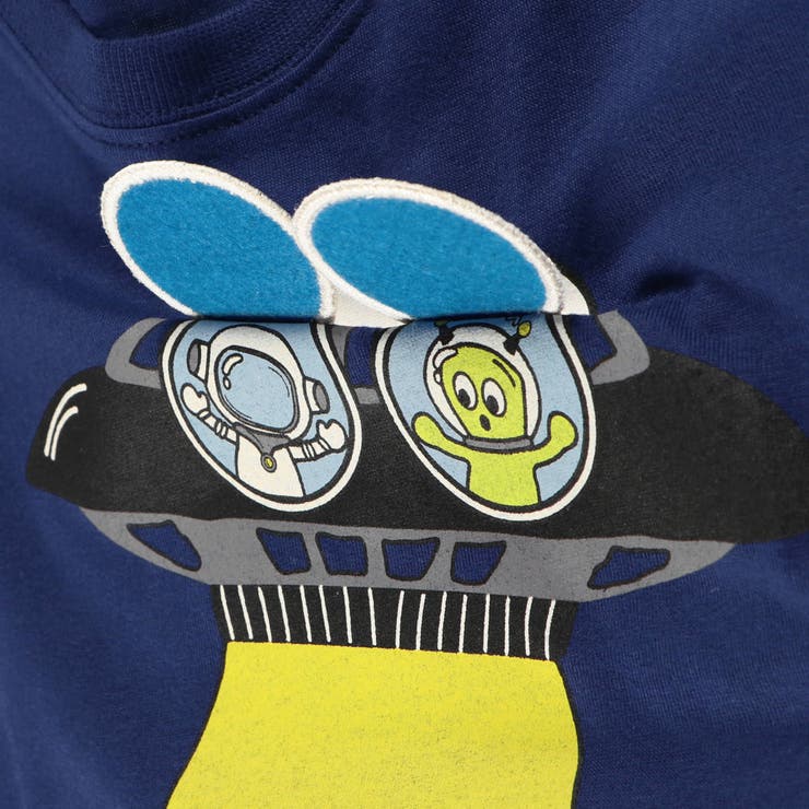 【Dear Planet】吸水速乾／かくれんぼUMA 半袖Tシャツ/ギミックT | ブランシェス | 詳細画像21 