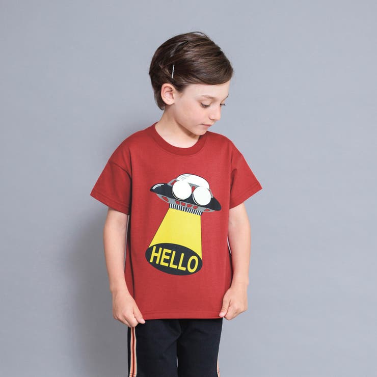 【Dear Planet】吸水速乾／かくれんぼUMA 半袖Tシャツ/ギミックT | ブランシェス | 詳細画像28 