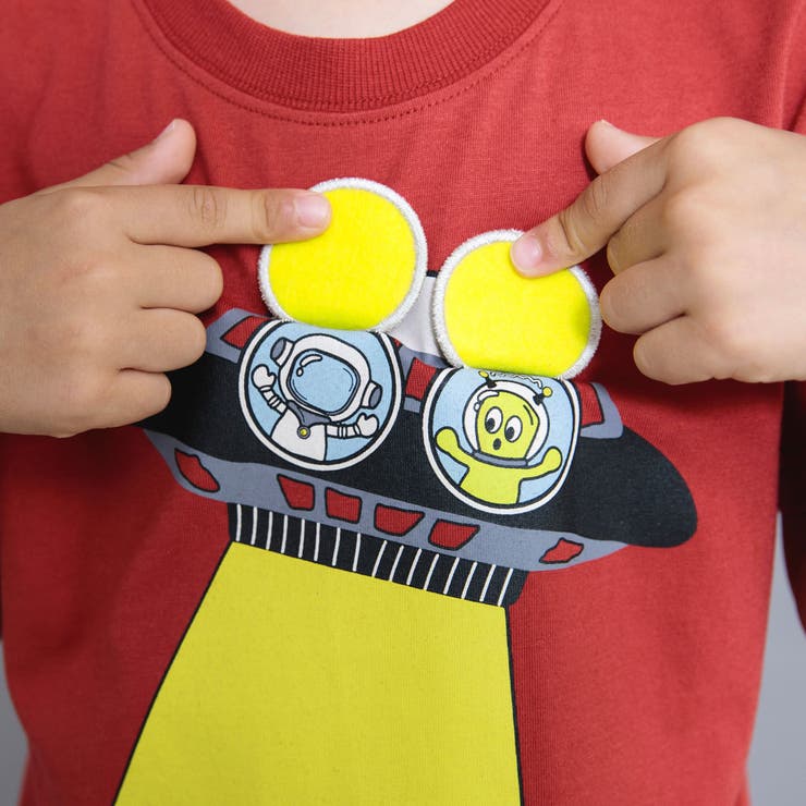 【Dear Planet】吸水速乾／かくれんぼUMA 半袖Tシャツ/ギミックT | ブランシェス | 詳細画像32 