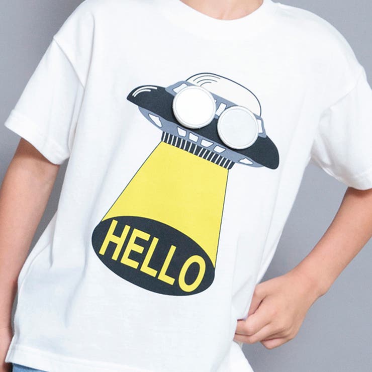 【Dear Planet】吸水速乾／かくれんぼUMA 半袖Tシャツ/ギミックT | ブランシェス | 詳細画像5 