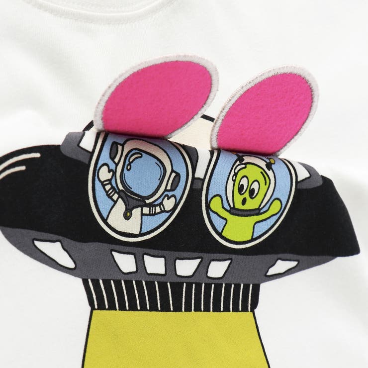 【Dear Planet】吸水速乾／かくれんぼUMA 半袖Tシャツ/ギミックT | ブランシェス | 詳細画像7 