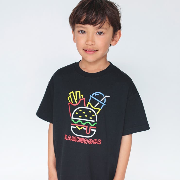 85:ブラック | 【bコレ】グラフィック半袖Tシャツ 子供服 キッズ | ブランシェス