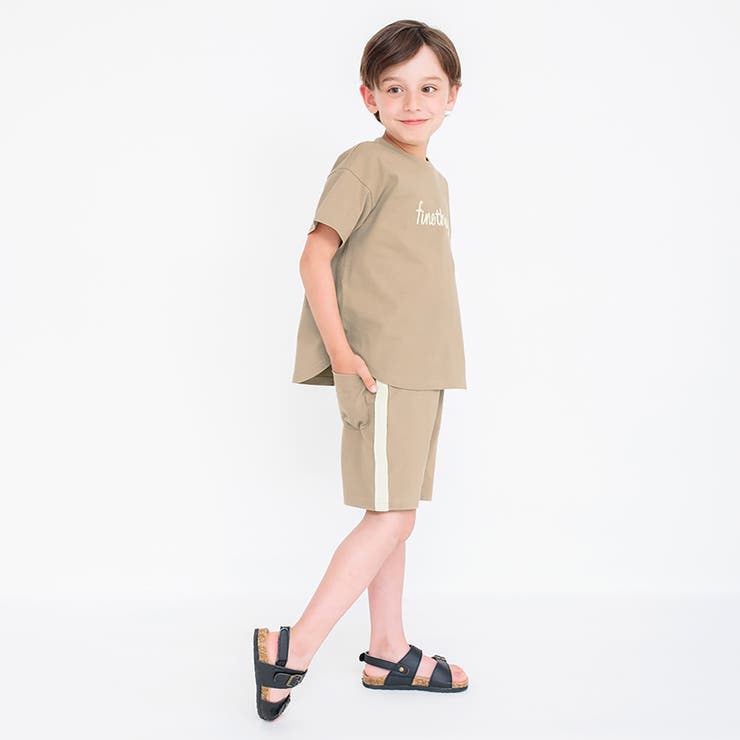 ブラウン | 【プチプラ】シンプルロゴ セットアップ | ブランシェス