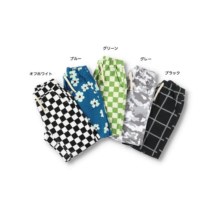 【爽パン / 綿100％】パナマ織り総柄ハーフパンツ | ブランシェス | 詳細画像13 