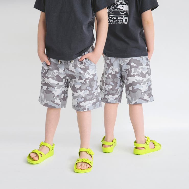 【爽パン / 綿100％】パナマ織り総柄ハーフパンツ | ブランシェス | 詳細画像15 