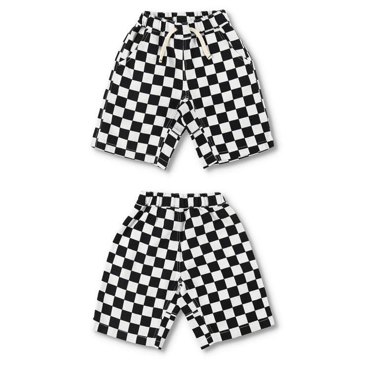 【爽パン / 綿100％】パナマ織り総柄ハーフパンツ | ブランシェス | 詳細画像2 