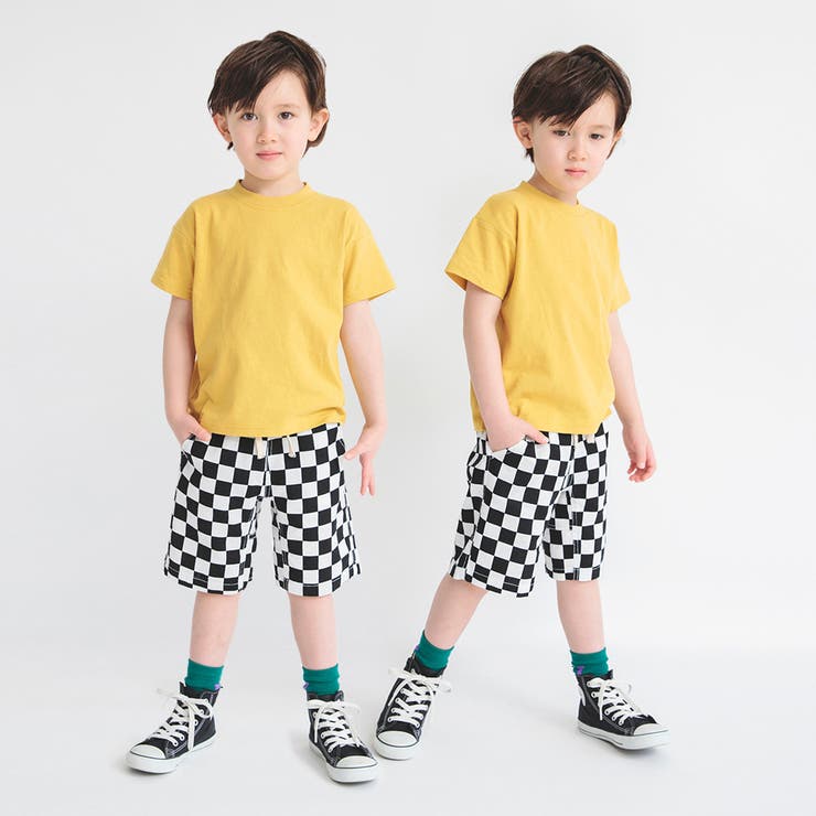 【爽パン / 綿100％】パナマ織り総柄ハーフパンツ | ブランシェス | 詳細画像3 