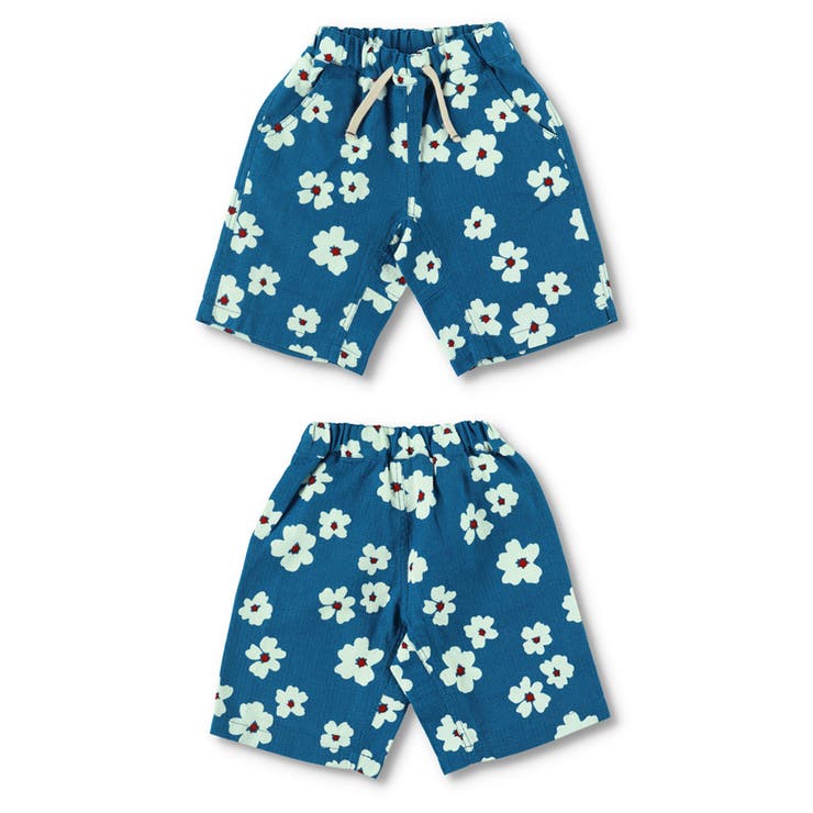 【爽パン / 綿100％】パナマ織り総柄ハーフパンツ | ブランシェス | 詳細画像5 