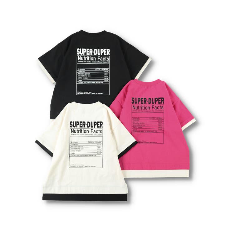 【ロイヤルコットン100％】レイヤード風半袖Tシャツ | ブランシェス | 詳細画像12 