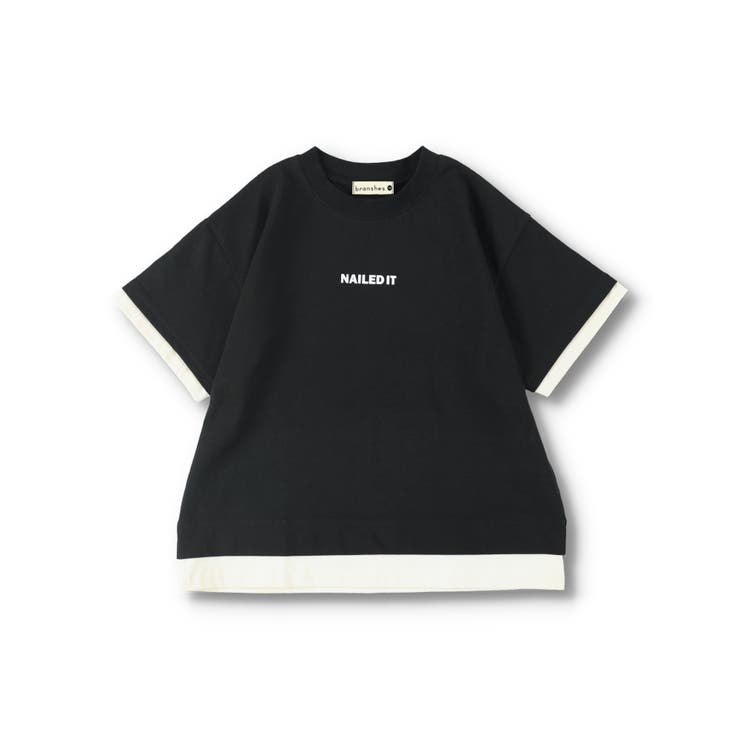 【ロイヤルコットン100％】レイヤード風半袖Tシャツ | ブランシェス | 詳細画像18 