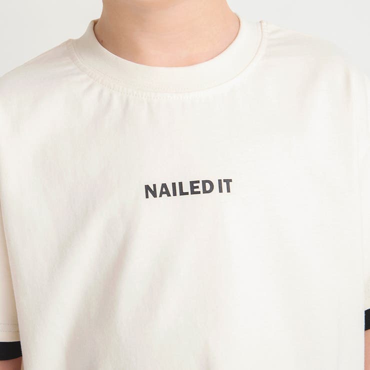 【ロイヤルコットン100％】レイヤード風半袖Tシャツ | ブランシェス | 詳細画像4 